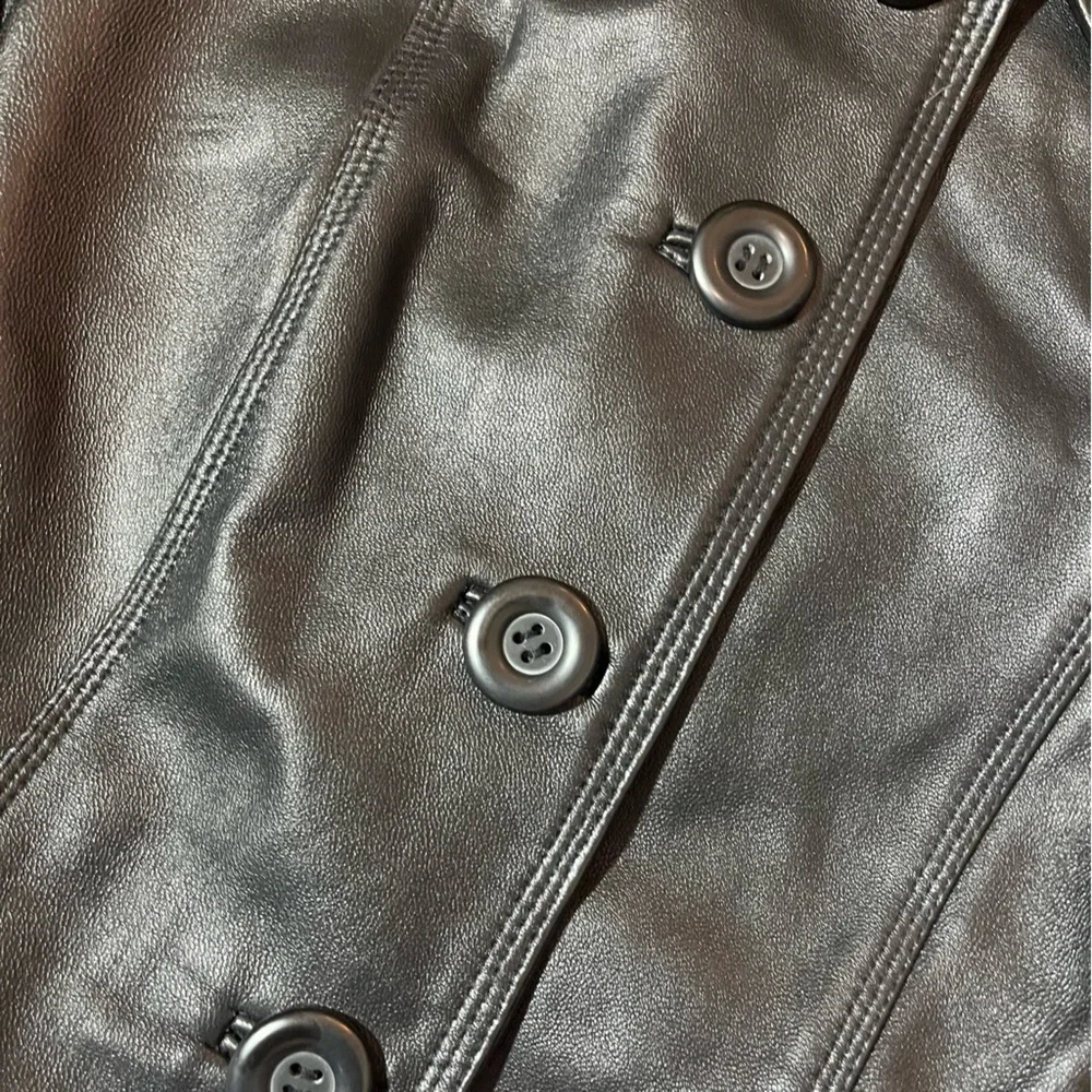 Vintage Y2K 100% Leather Jacket Vintage Leather Jacket Black Leather Jacket